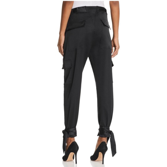 JOIE: LUXE BALLET Wrap Caviar Erlette Cargo Pants - Picture 3 of 8